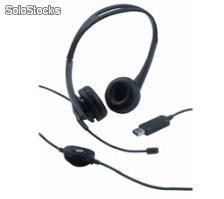 Headset biauricular com tubo flexível - FX 60M