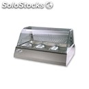 Heated snack display - mod. batida hot gn 3/1 ec - sliding doors - temperature