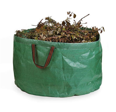 Heavy Duty Foldable Waterproof Leaf Bag Green Color Garden Waste Bag