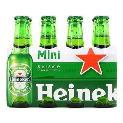 Heineken Bière blonde Small 5% : le pack de 8 bouteilles de 15 cL - Photo 3