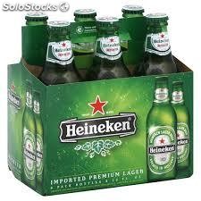 Heineken holandesa Premium Lager cerveza en botellas de 250ml de países bajos