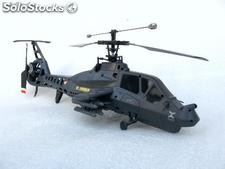 Helicóptero a Control Remoto fx-060 Rc 2.4 Ghz Modelo Militar Hélice Sencilla