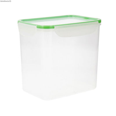 Hermetyczne pudełko na lunch Quid Greenery Przezroczysty Plastikowy 4,7 L (4 Szt