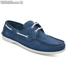 Herren Bootsschuhe Seajure Trebaluger Blaues Nubukleder