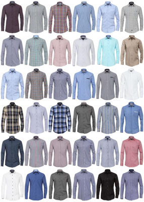 Herren Hemden Marken Hemd Langarm Business Casual Mix Bekleidung Restposten