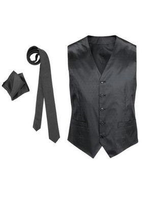 Herren Weste Krawatte Tuch Set Business Mode Anzug Großhandel