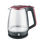 Herzberg HG-5054; Kettle Electric Glass 1.7L Red - 1