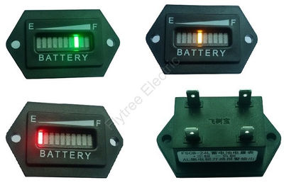 Hexagonal medidor batería 10 barras LED digital indicator descarga de batería - Foto 3