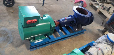 Hidrogenerador generador hidroelectrico generador de agua Kaplan casera - Foto 3