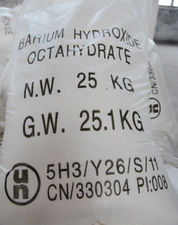 Hidróxido de bario octahidratado