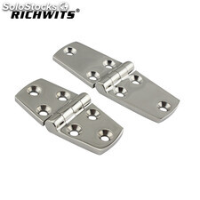 high polished marine hardware boat deck fittings flat butt hinge