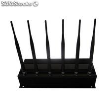 High Power 6 Antenna gps, WiFi, vhf, uhf and Cell Phone Jammer