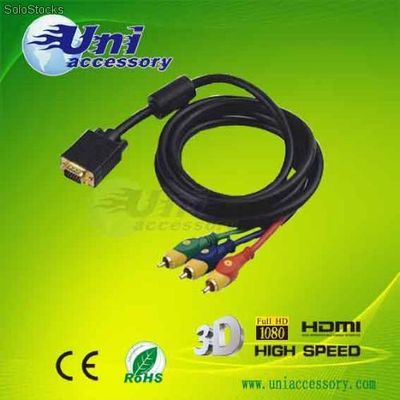 High quality 15p male to male vga to vga Cable for your monitor - Foto 3
