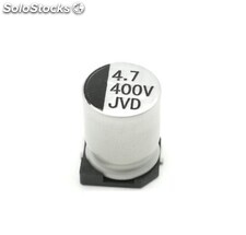High voltage electrolytic capacitor JVD400V4.7 8*10.5F SMD aluminum capacitor