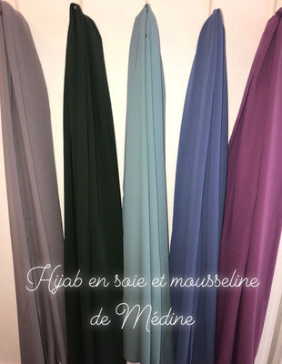 Hijab en soie de medine