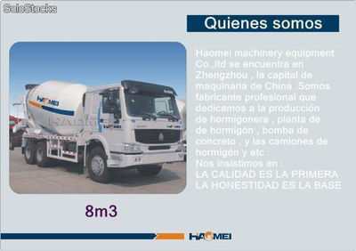 Hm8-d camión de hormigón