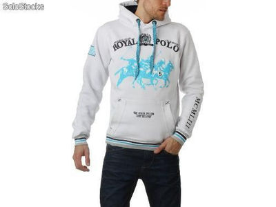 Hooded sweater geographical norway Männer - freetown_men_whi - Größe : s