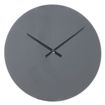 Horloge murale ronde - effet miroir fumé - d 29,5 cm