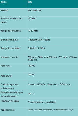 Horno de calentamiento por inducción de alta frecuencia de 120Kw - Foto 2