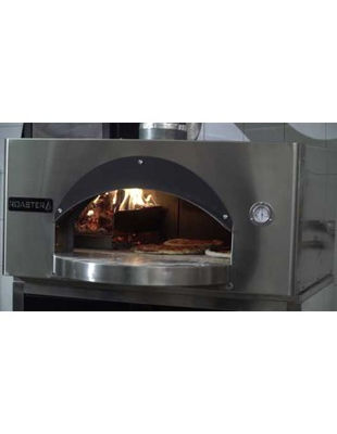 Horno de pizza de leña / exterior y cabina forrado en acero inox / dimensiones - Foto 3