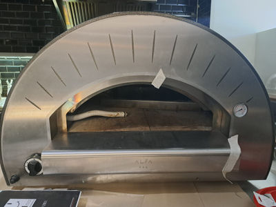 Horno de pizza hibrido gas/leña Alfa Pro Top