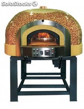 Horno de pizzas rotativo a gas / capacidad de pizzas 5 nr (mm)