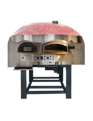 Horno de pizzas rotativo a gas / capacidad de pizzas 9 nr (mm)