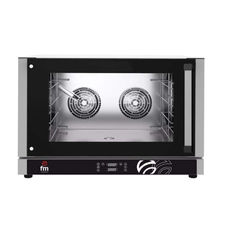 Horno industrial digital con vapor y 4 parrilas 60x40 400v apert lateral fm rxdl