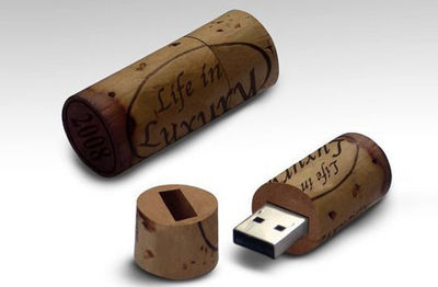 HOT! Creative Rouge vin plug USB flash drive 4G Stylo lecture Personnalisé LOGO - Photo 4