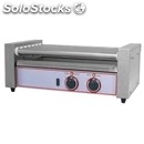 Hot dog roller - mod. r 7 - 7 stainless steel rollers - capacity approximately