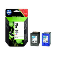 HP 21/ 22 (SD367AE) multipack negro + color (original)