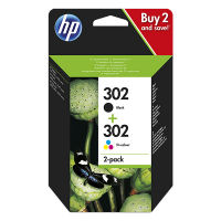 HP 302 (X4D37AE) multipack cartucho de tinta negro + color (original)