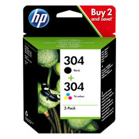HP 304 (3JB05AE) pack ahorro negro + color (original)