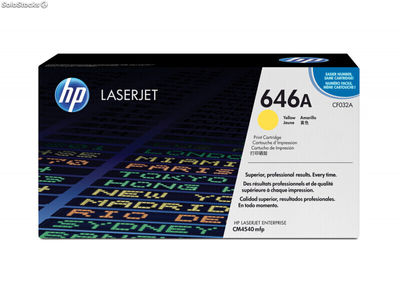 HP 646A LaserJet Tonereinheit Gelb 12.500 Seiten CF032A
