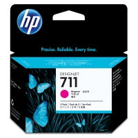 HP 711 (CZ135A) multipack 3x cartucho de tinta magenta (original)