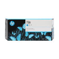 HP 738 (676M6A) cartucho de tinta cian XL (original)