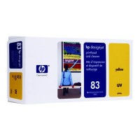 HP 83 (C4963A) UV cabezal de impresión amarillo con limpiador de cabezales