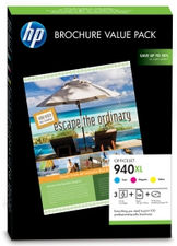 HP 940XL (CG898AE) multipack 3 colores + 100 hojas de papel fotográfico