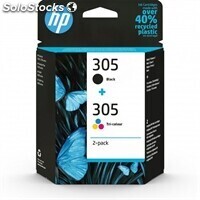 HP Cartucho Multipack 305 Negro+Color