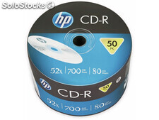 Hp CD-r 80Min/700MB/52x Bulk Pack (50 Disc) - Silver Surface CRE00070