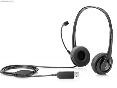 Hp On-Ear Headset Schwarz - T1A67AA