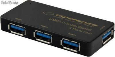 Hub 4 -portowy USB 3.0 esperanza EA136