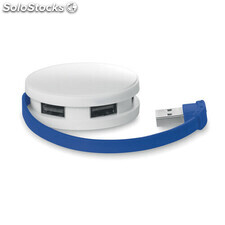 Hub com 4 portas USB azul royal MIMO8671-37