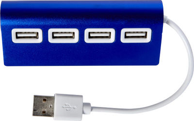 Hub USB en aluminio con cuatro puertos 2.0 - Foto 2
