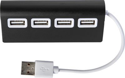 Hub USB en aluminio con cuatro puertos 2.0 - Foto 3