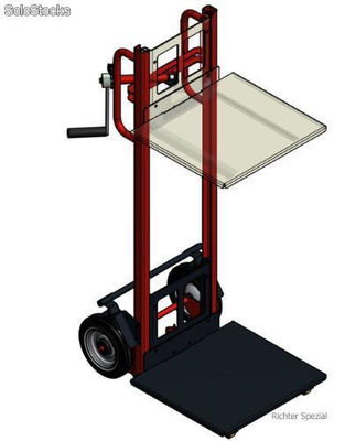 Hubkarre mit Plattform 250 kg Traglast