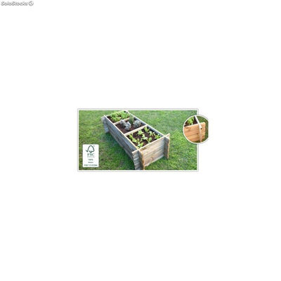 Huerto urbano suelo jardinera ( medida:140X60X40 cm )