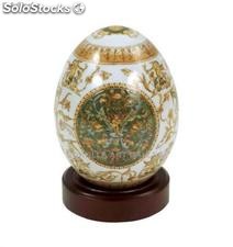 Huevo 18cm + Peana - Versamis | porcelana decorada en porcelana