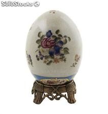 Huevo 19cm con peana - Milady | porcelana decorada en porcelana