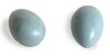 Huevos falsos 17 x 12 mm. Color Azulados